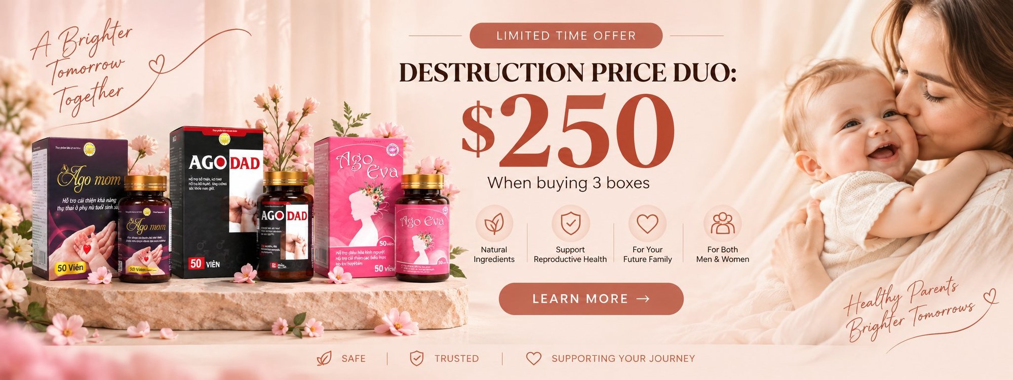 AGO Mom & AGO Dad combo offer - Special Price Duo $250