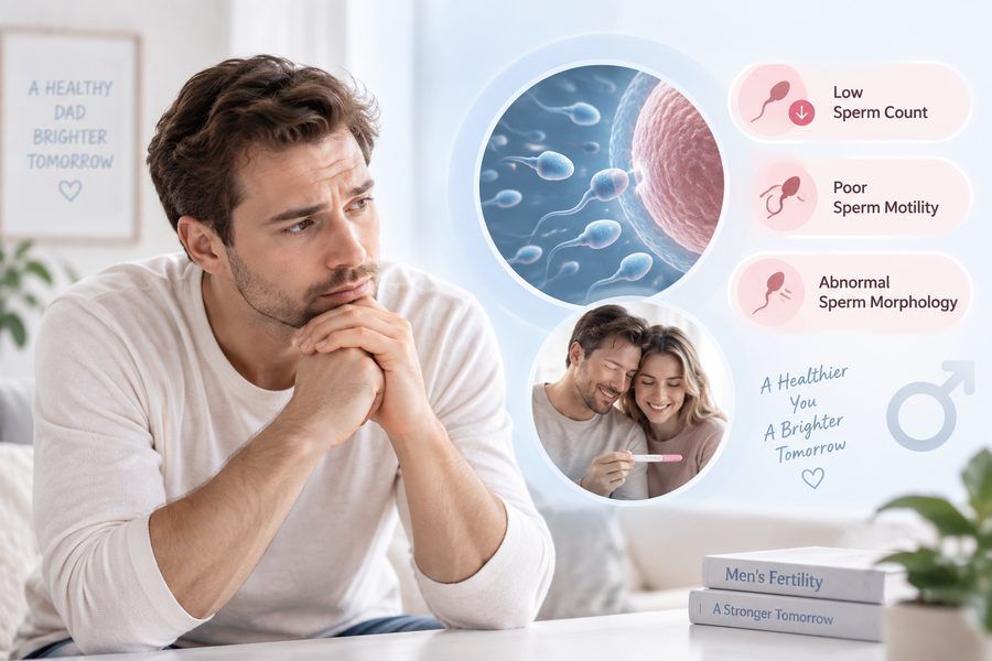 Men needing support for sexual health and sperm quality