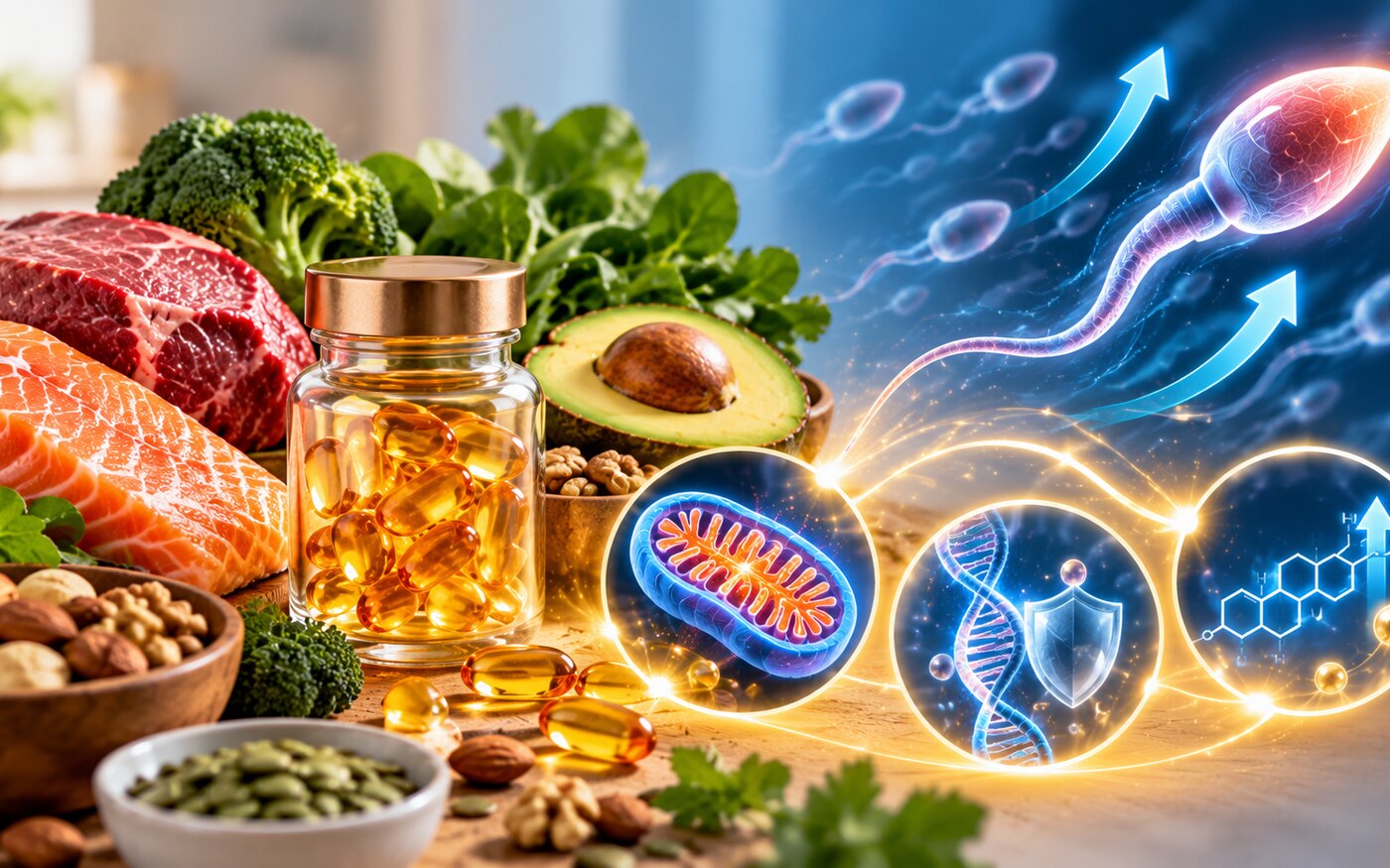 CoQ10 and Male Fertility: Does It Really Help? infographic