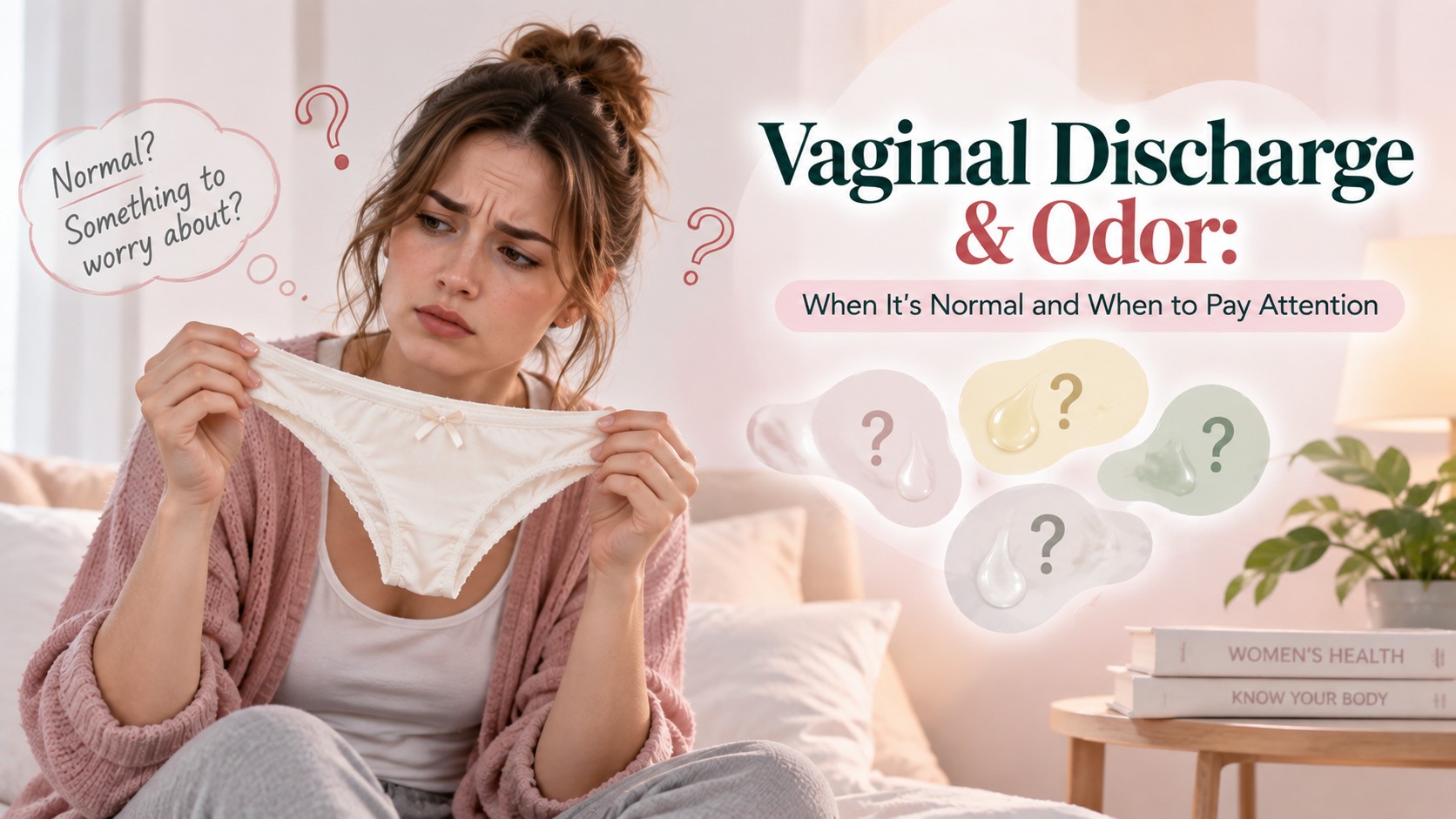 Vaginal Discharge Colors & Textures: Cottage Cheese, Yellow, Green, and What They Mean