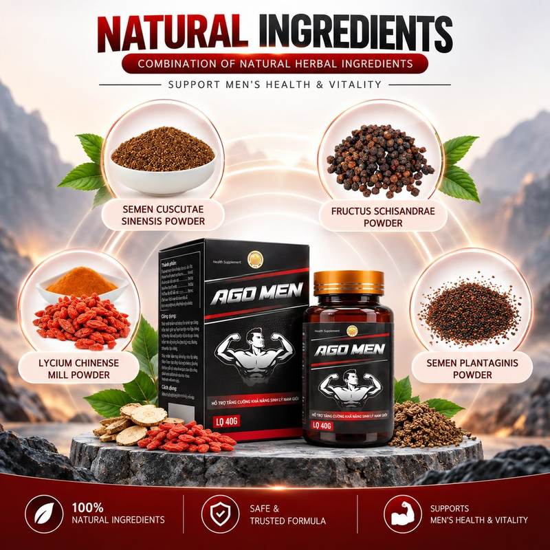 Ago Men — Natural Ingredients